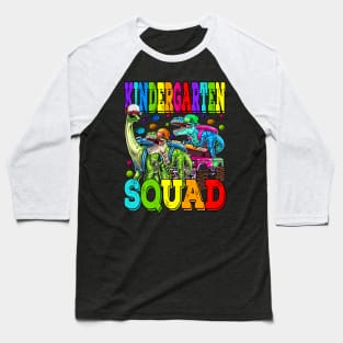 Kindergarten Squad Monster Truck Dinosaur Back To School Baseball T-Shirt